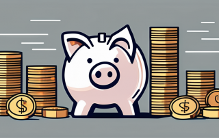 A piggy bank with a bandage
