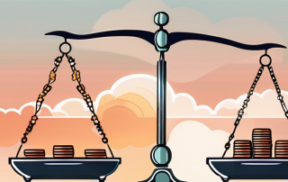 A pair of balanced scales