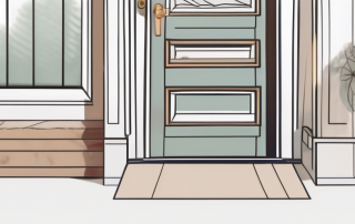 A home with an open door