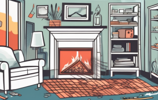 A home filled with various household items like furniture