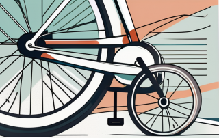 A bicycle securely locked with a sturdy lock