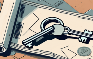 A set of keys scattered on the ground