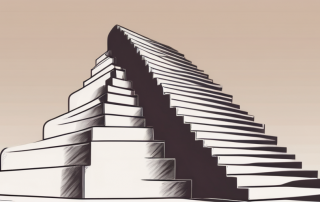 A series of steps ascending upwards