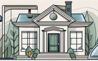 A home with visible valuables inside like a tv