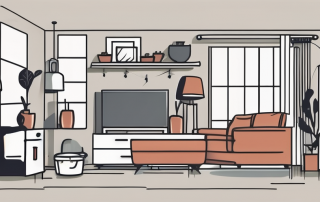 A home filled with various household items