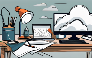 A young professional's desk with items symbolizing different professions (like a stethoscope