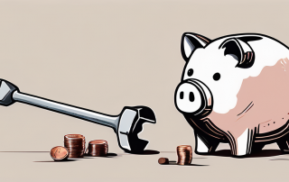 A broken tool (like a hammer or a wrench)