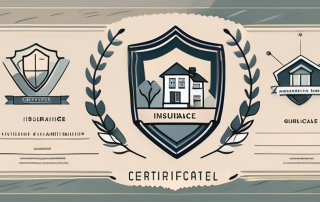 A certificate representing proof of liability insurance