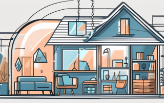 A home filled with various personal belongings such as furniture