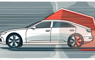 A car covered by a transparent shield