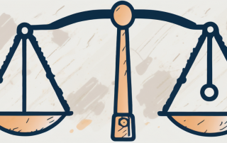 Two scales balancing symbols of occupational disability insurance