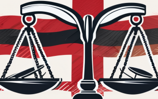 A pair of scales balancing symbolic representations of different insurance policies