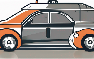 Three different types of car insurance represented as three different cars - a fully armored car for vollkasko (comprehensive coverage)