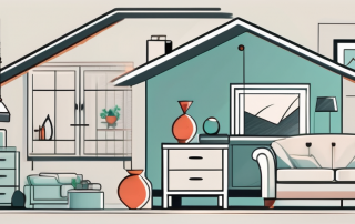 A home filled with various household items like furniture