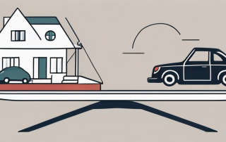 A scale balancing a house