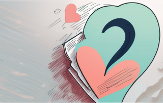 A life insurance policy document next to a broken heart