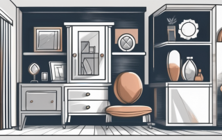 A home interior with various valuable items like furniture
