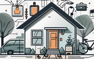 A home with various household items inside like furniture