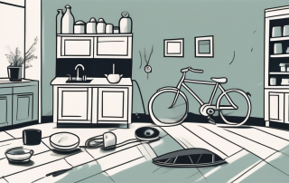 A home interior showing various household items like furniture