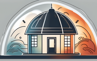 A house being shielded by a translucent