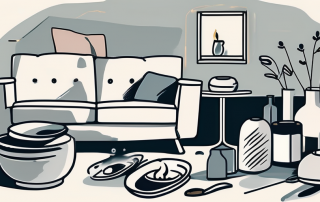 Various household items such as furniture