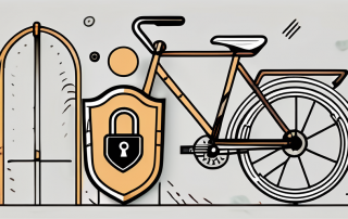 A bicycle locked up securely with a padlock