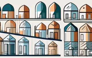 Various insurance policies represented by different sized shields