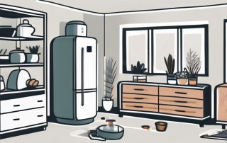A home with various household items like furniture