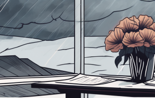 A life insurance policy document on a desk