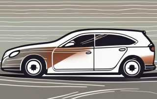 A car with a protective shield symbolizing the car liability insurance