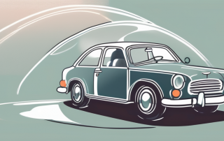 A car with a protective bubble around it