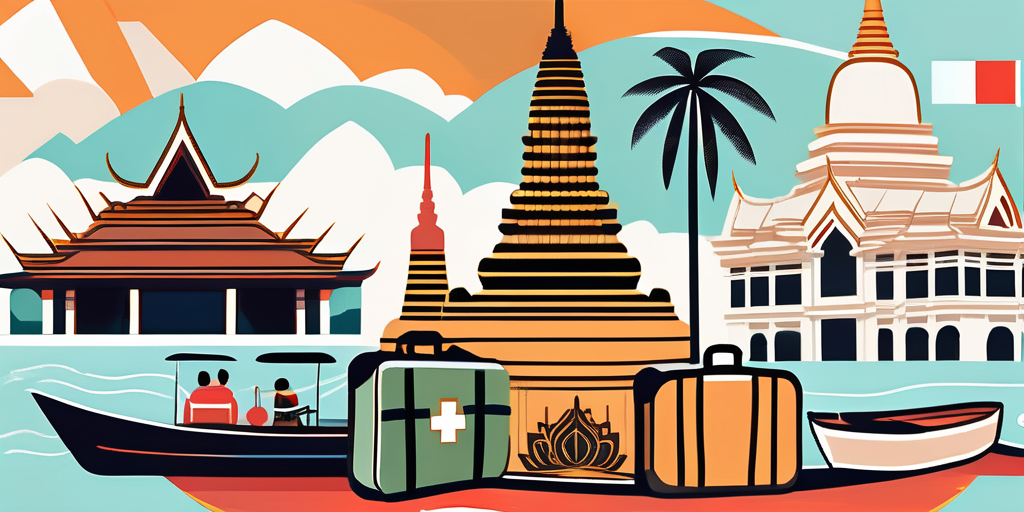 A travel suitcase