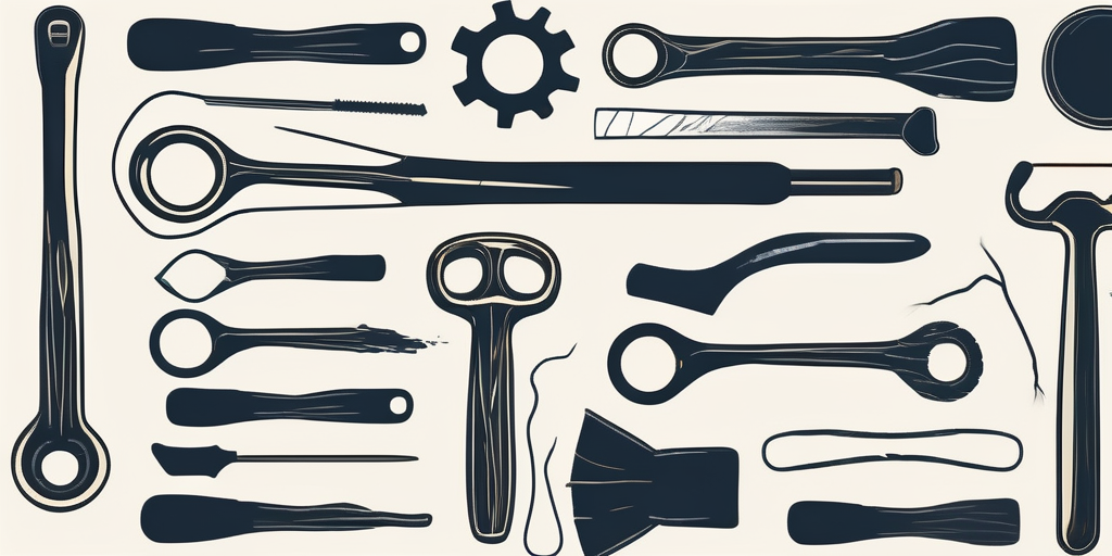 A broken tool representing a profession (like a shattered stethoscope for a doctor or a cracked hammer for a carpenter)