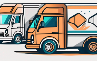 Various types of commercial vehicles like trucks
