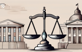 A balanced scale with different insurance policy documents on each side