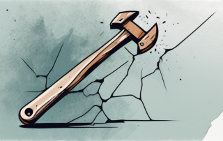 A broken tool (like a hammer or a wrench) to symbolize the inability to perform a job due to disability