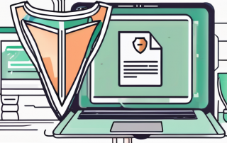 A computer with an insurance policy document on the screen