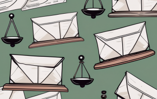 A variety of insurance policy envelopes placed on a balance scale