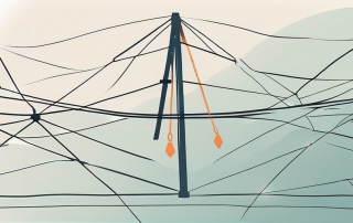 A safety net underneath a tightrope