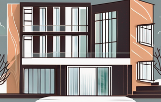 A residential building withstood against natural elements like wind