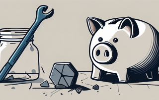A broken tool or equipment