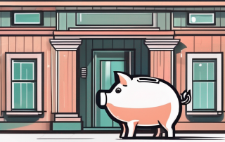 A residential building with a protective shield symbolizing insurance