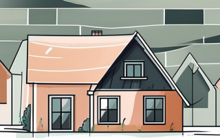 A protective shield next to a german house