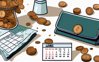 A wallet with coins and bills spilling out