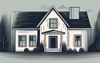 A family home with a protective shield around it