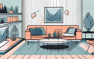 A cozy home interior with visible valuable items such as a tv