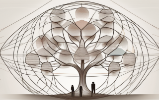 A safety net under a symbolic family tree