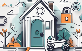 A sturdy safe with a keyhole in the shape of a life insurance policy