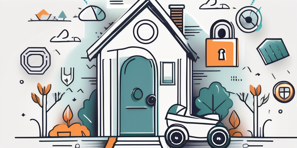 A sturdy safe with a keyhole in the shape of a life insurance policy