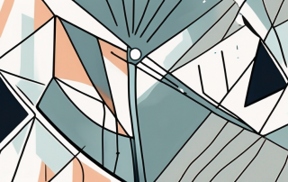 A sturdy shield deflecting various abstract shapes representing unforeseen risks